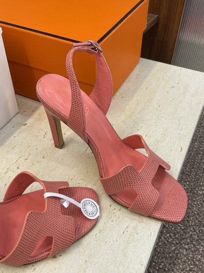 HM 26ss High Heel Sandals 105 Soft Pink Cowhide 607110