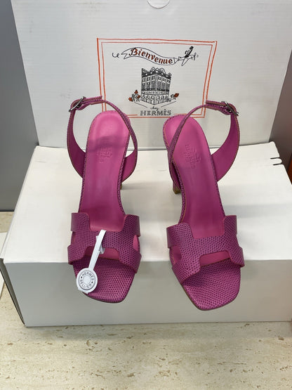 HM 26ss High Heel Sandals 105 Purple Cowhide 607112
