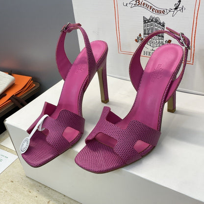 HM 26ss High Heel Sandals 105 Purple Cowhide 607112