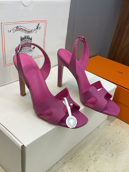 HM 26ss High Heel Sandals 105 Purple Cowhide 607112