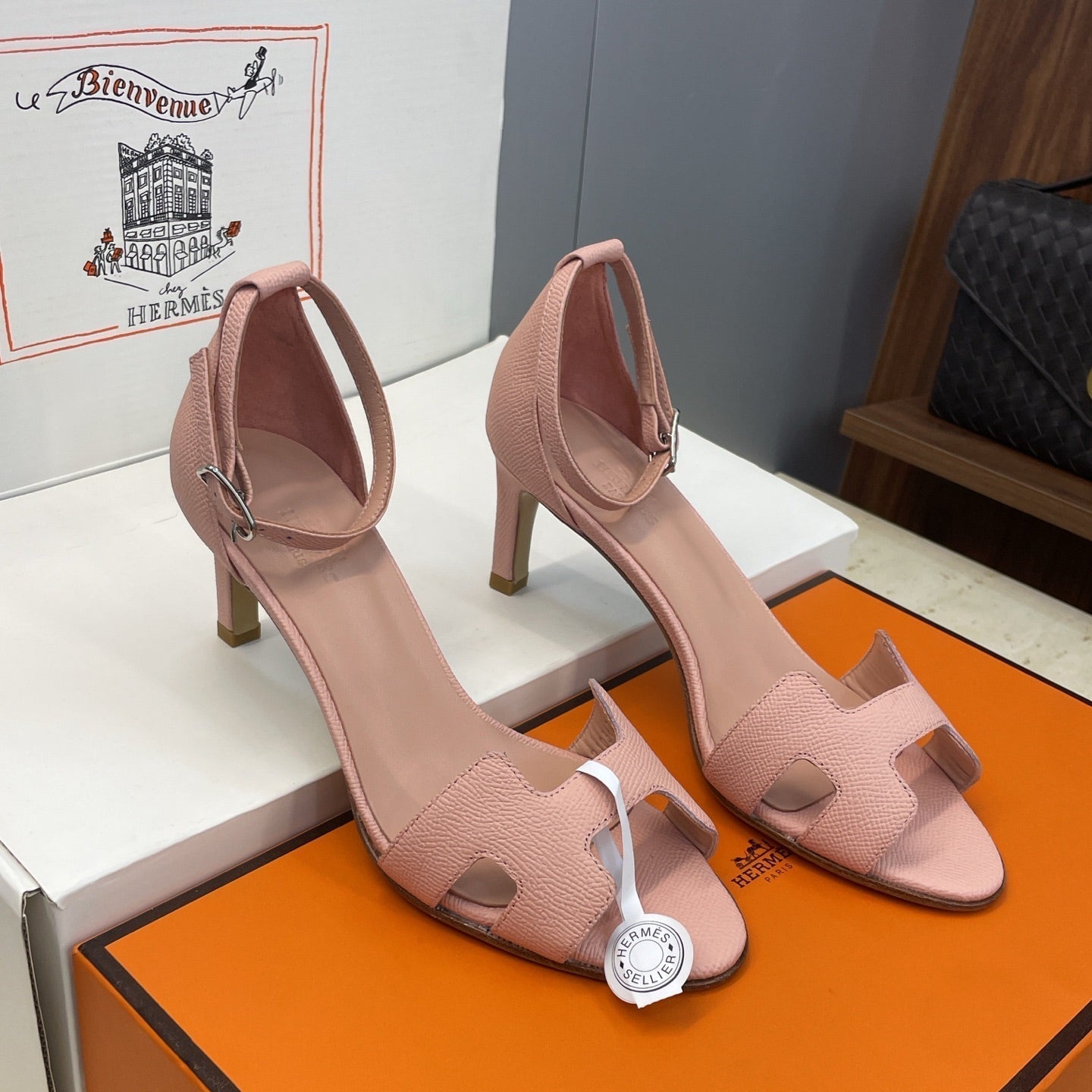 HM 26ss High Heel Sandals 70mm Cowhide