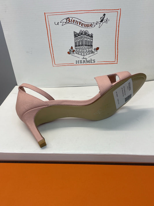 HM 26ss High Heel Sandals 70 Light Pink Cowhide 607118