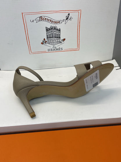 HM 26ss High Heel Sandals 70 Taupe Cowhide 607122