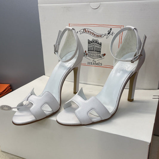 HM 26ss High Heel Sandals 105 White Cowhide 607125