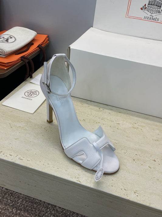 HM 26ss High Heel Sandals 105 White Cowhide 607125