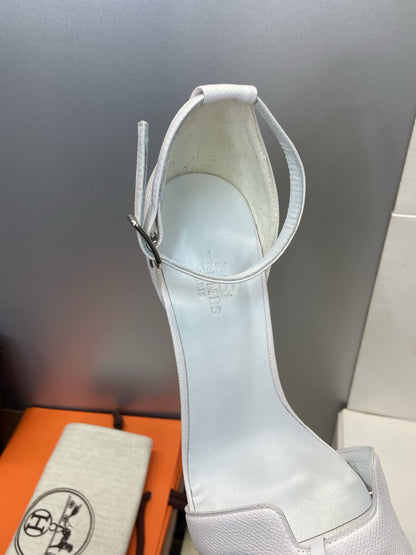 HM 26ss High Heel Sandals 105 White Cowhide 607125