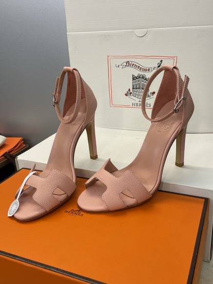 HM 26ss High Heel Sandals 105 Light Pink Cowhide 607130