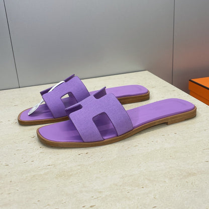 HM 26ss Oran Sandals Purple Calfskin 607235