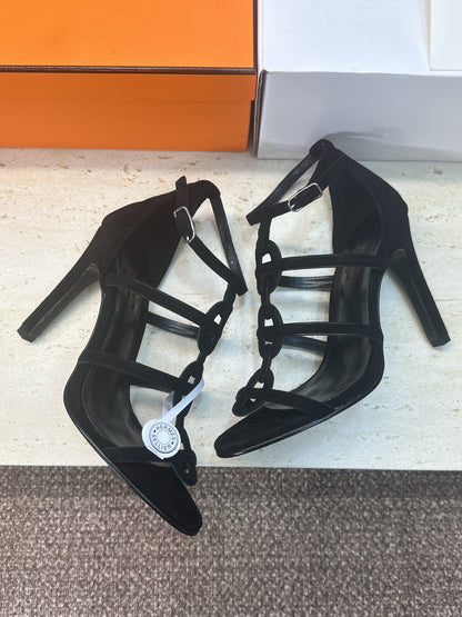 HM 26ss High Heels Sandals 95 Suede