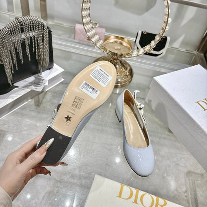 CD 26 Lolita Ballet Flats 30 Baby Blue Patent Leather 679730