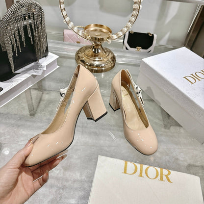 CD 26 Lolita High-Heeled 85 Beige Patent Leather 679733