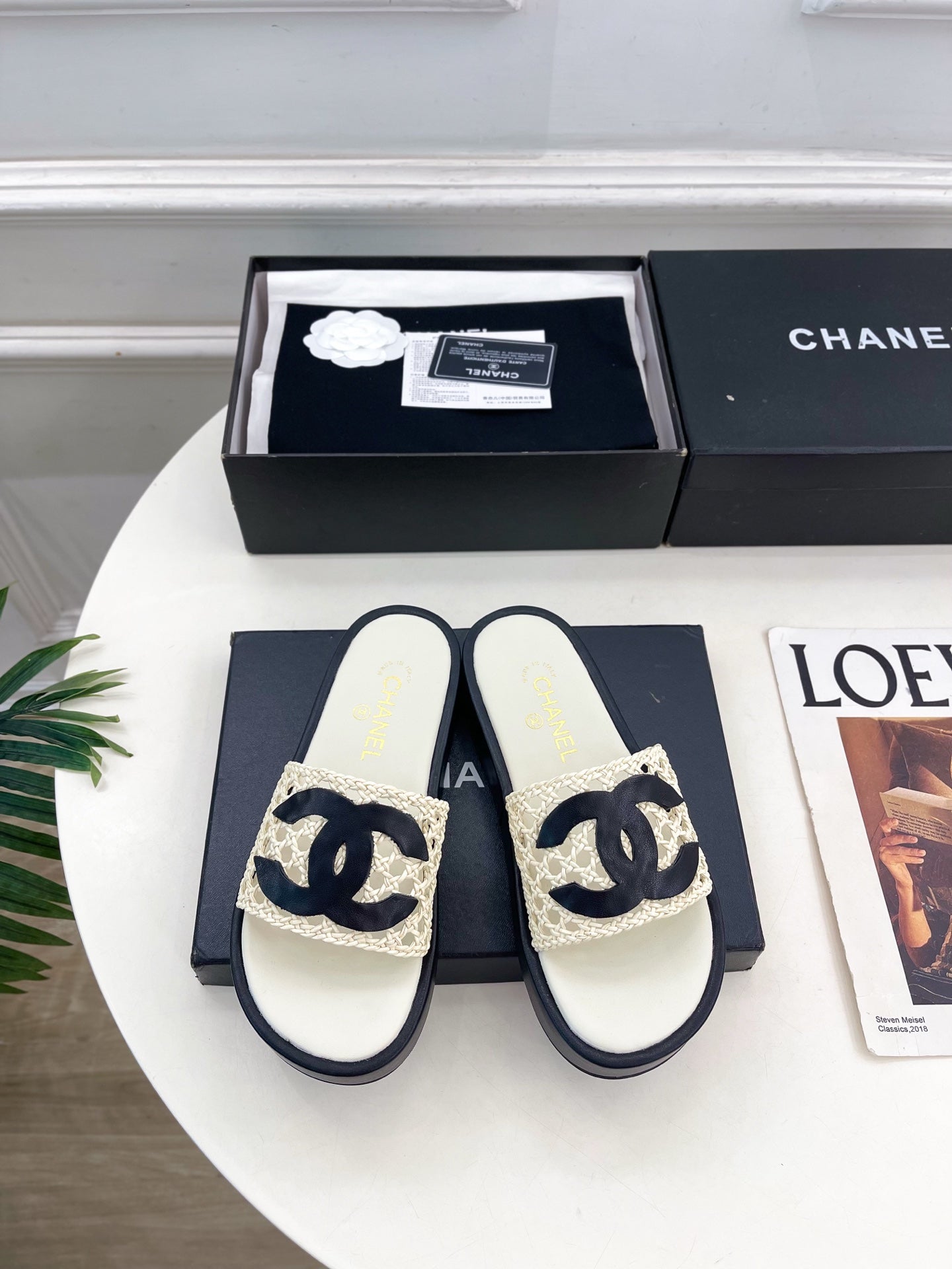 Chanel 2026 Platform Slippers Sheepskin 831543