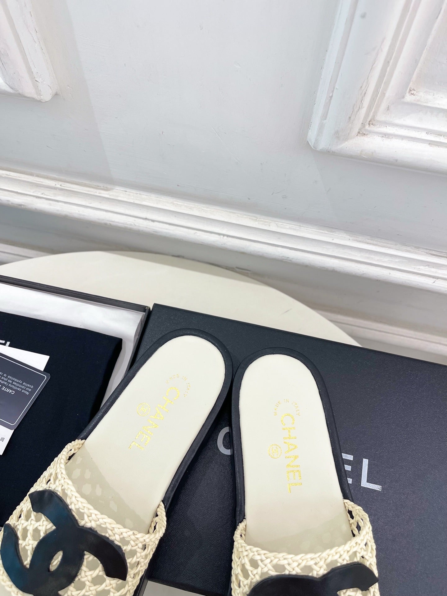 Chanel 2026 Platform Slippers Sheepskin 831543