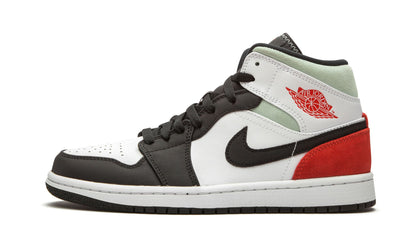 Jordan 1 Mid SE “Red Grey Black Toe” Sneakers - Prime Pick