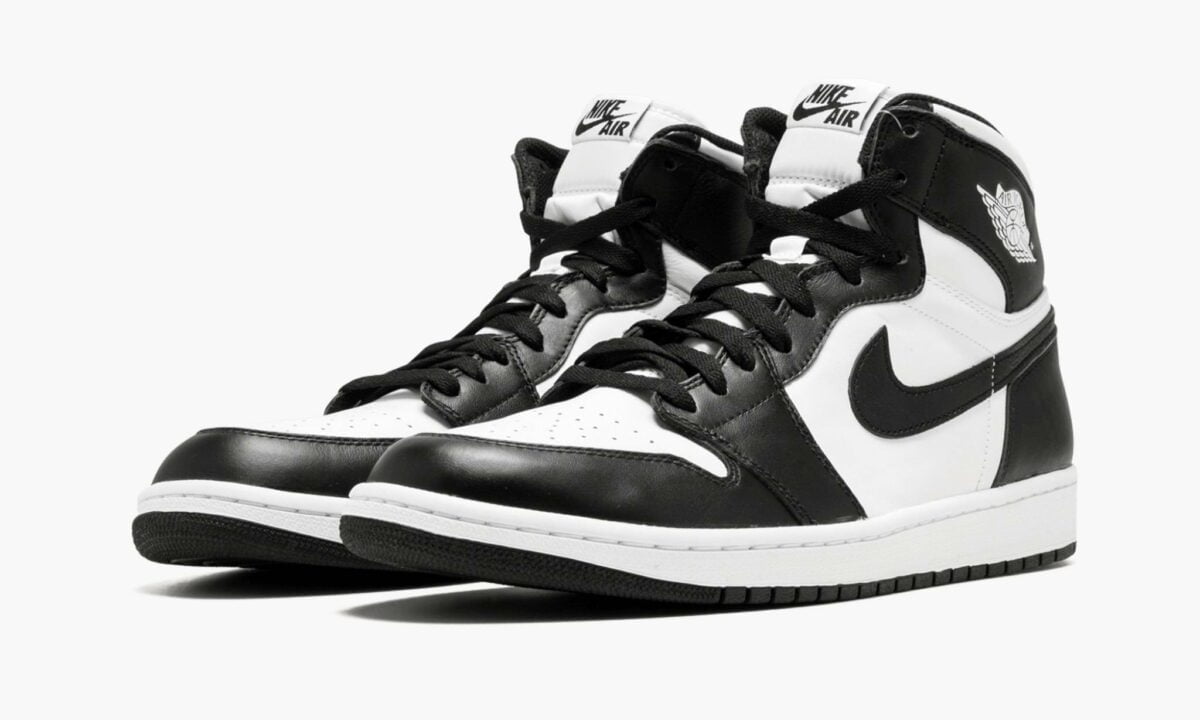Jordan 1 Retro High OG Black White Sneakers - Limited Edition