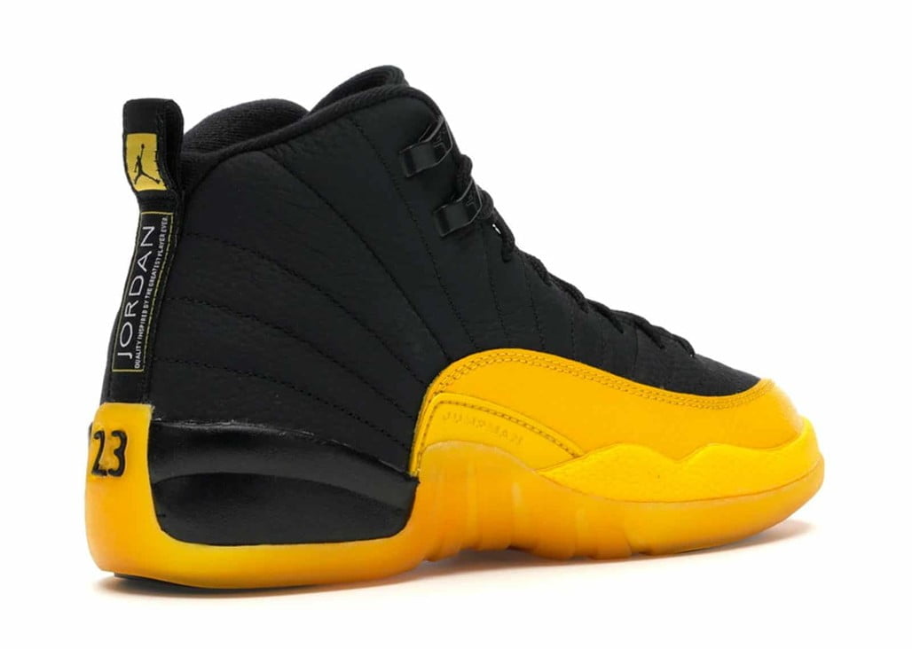 Jordan 12 Retro Black University Gold Sneakers - Legend Status