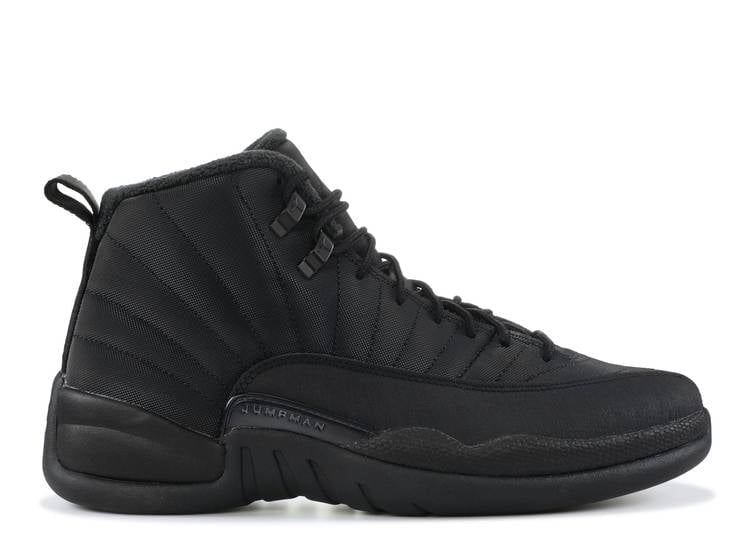Jordan 12 Retro Winterized Triple Black Sneakers - Archive Edition