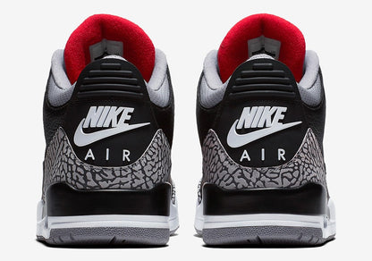 Jordan 3 Retro Black Cement Sneakers - Court Icon | Designer Kicks