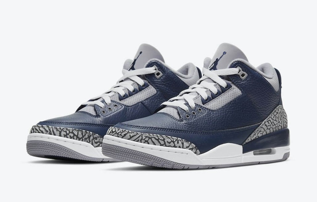 Jordan 3 Retro Georgetown Sneakers - Court Icon | Designer Kicks
