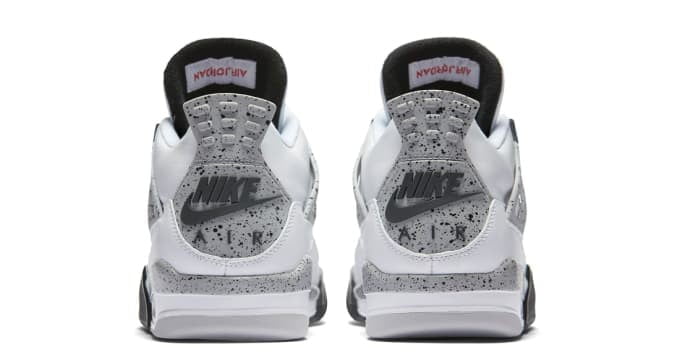 Jordan 4 Retro Golf White Cement Sneakers - Signature Series
