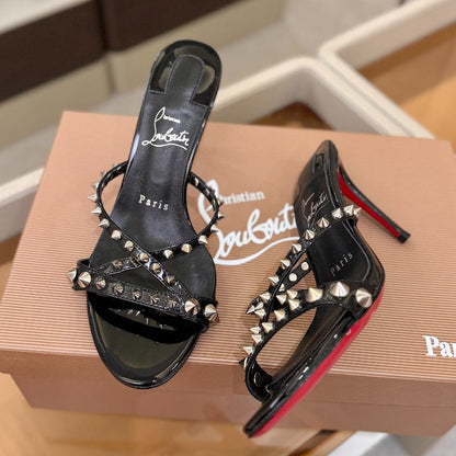 Christian Louboutin Tatoosh Spike 85mm Sandal Patent Leather 880061