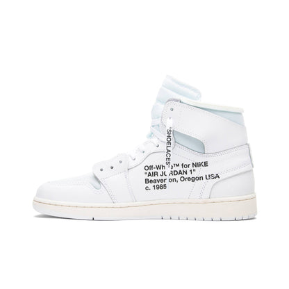 Off-White x Air Jordan 1 Retro High OG White 2018 AQ0818-100 Sneakers - Head-...