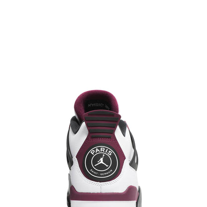 Paris Saint-Germain x Air Jordan 4 Retro GS Bordeaux CZ6509-100 | Coveted Pair